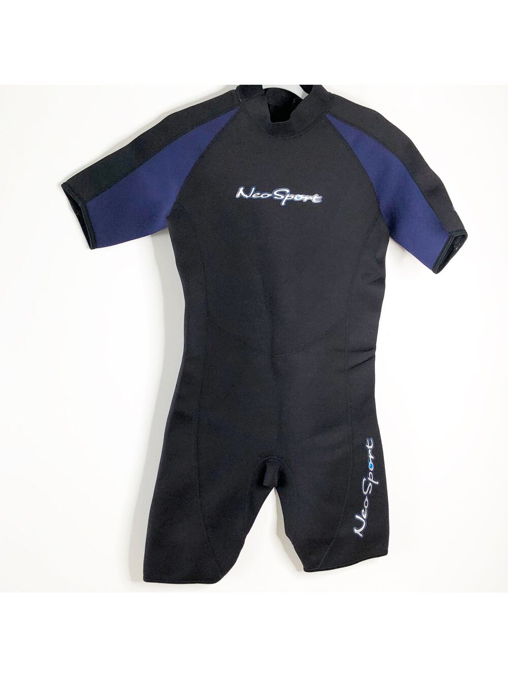 Neosport Wet Suits Medium Front Zip Black Short Sleeve 2MM